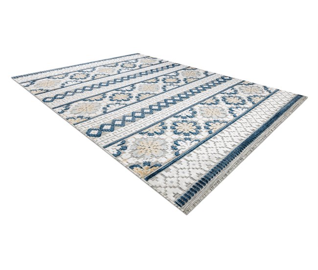 Alfombra Estructural BOTANIC 65252 Boho 157x220 Gris