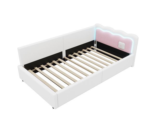 Camas individuales 98x209 Blanco