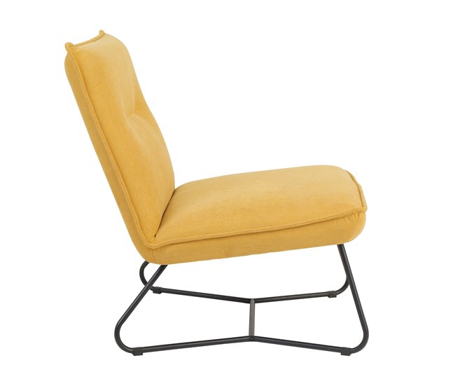 Sillón decorativo LEO Amarillo