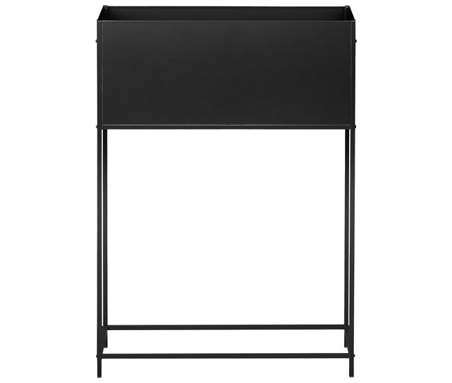 Beliani Maceta con patas TAPIEN Negro