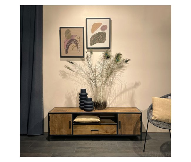 ANGLET-Mueble TV x1 165 Marron