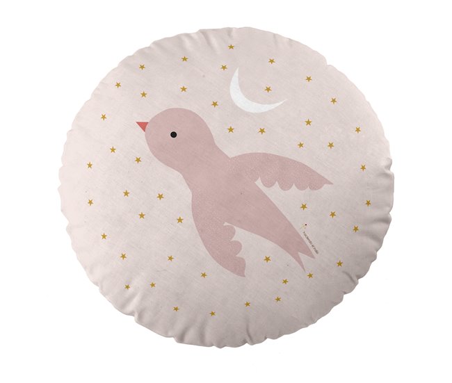 COJIN REDONDO CON RELLENO MIL UNA NOCHE Rosa