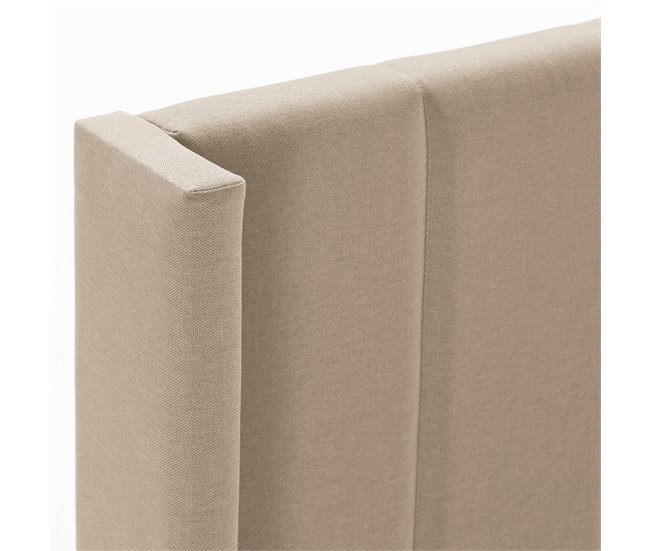Estructura de cama tapizada Noelia 140x190 Beige