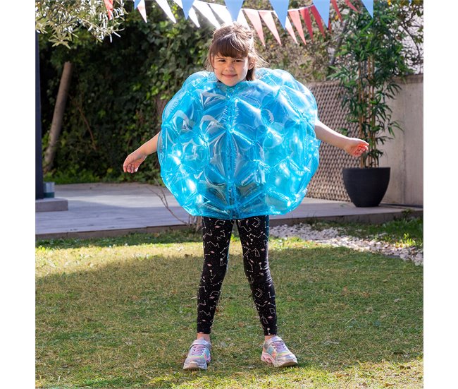 Pelota Burbuja Hinchable Gigante Parachoques Azul