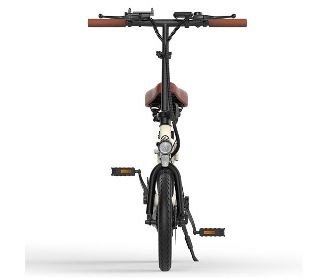 Bicicleta Eléctrica ESKUTE F200 - Neumáticos de 14 Beige
