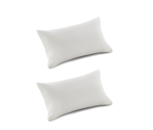 Almohadas Pack 2 90x35 Gris