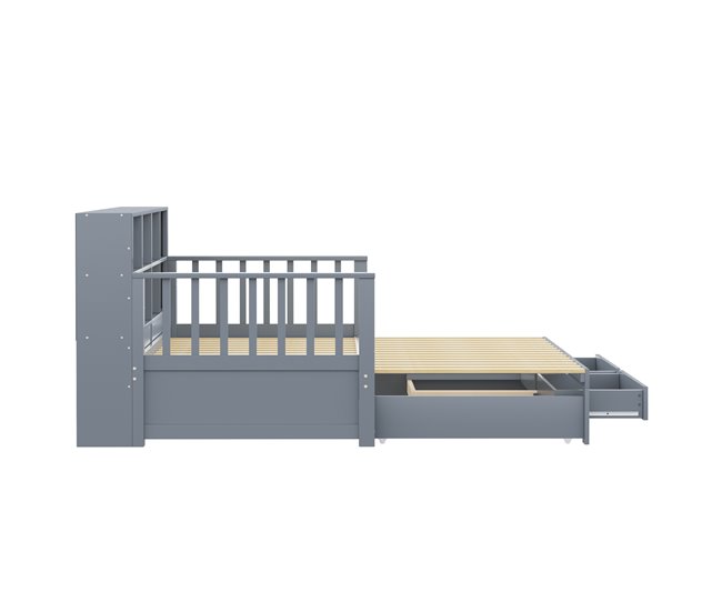 Camas nido 117x196 Gris