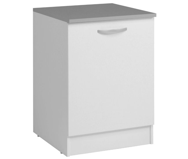 Cocina Completa Eko con 5 Modulos Aereos y 6 Bajos Blanco