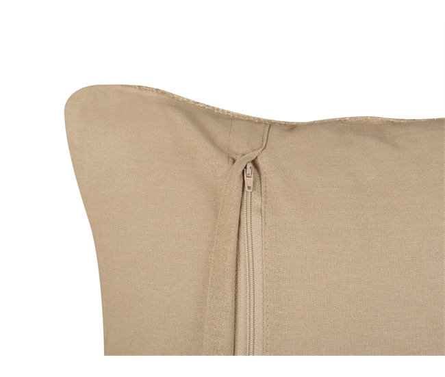 Beliani Cojín decorativo DESALIX Beige