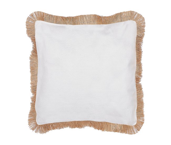Beliani Cojín decorativo AGRIMONY Beige