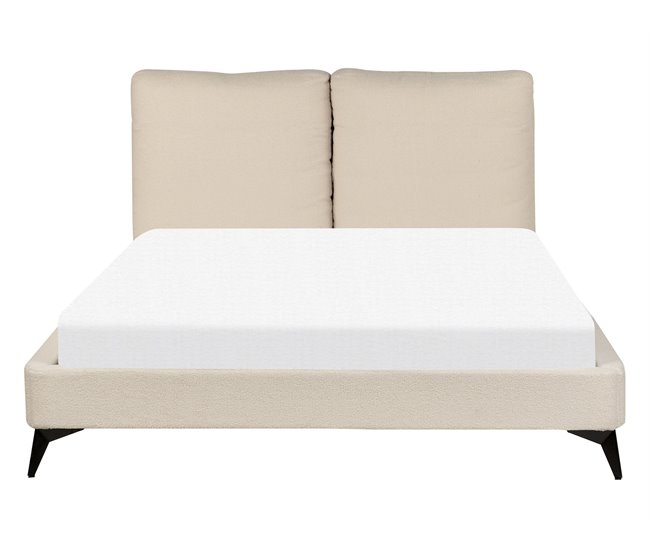 Beliani Cama Bouclé MELLE 155x240 Beige