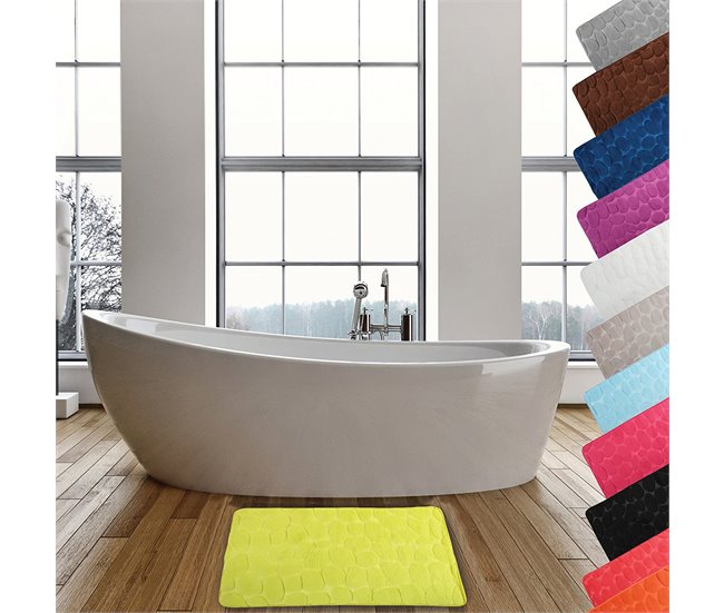 Alfombrilla De Baño Msv 60x40 Fucsia