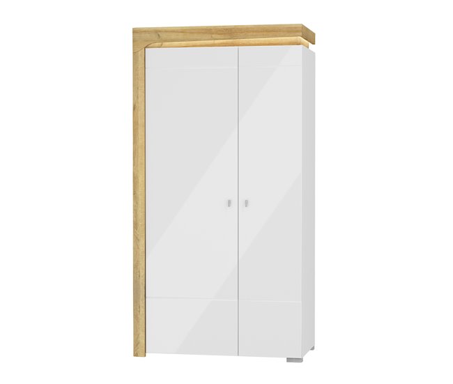 Armario 2 puertas con LED Teo 197 Madera