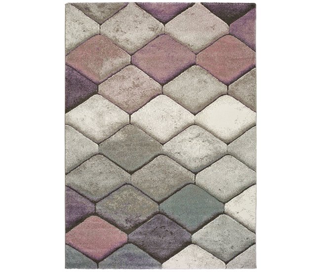 Alfombra geométrica MUBIS - ATTICGO 160x230 Multicolor