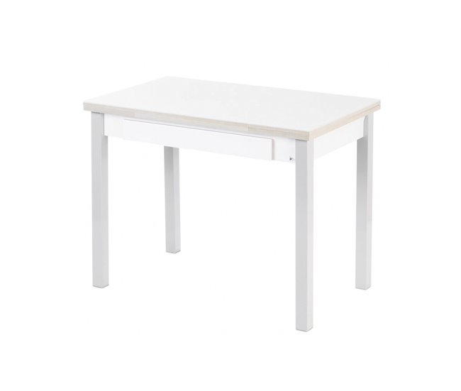 Mesa de cocina Extensible HARMONY blanca Blanco
