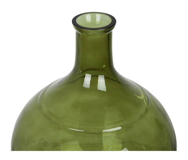Beliani Jarrón para flores ACHAAR Verde
