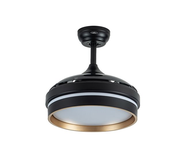 Ventilador De Techo Metal Serie Nalon Negro