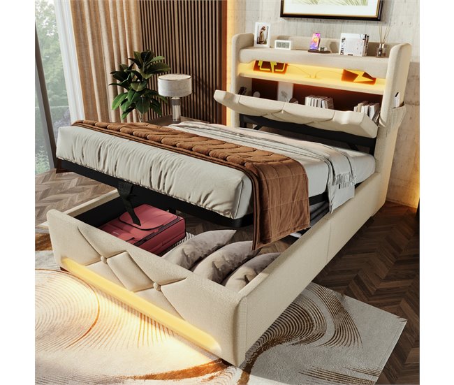 Canapés abatibles Beige