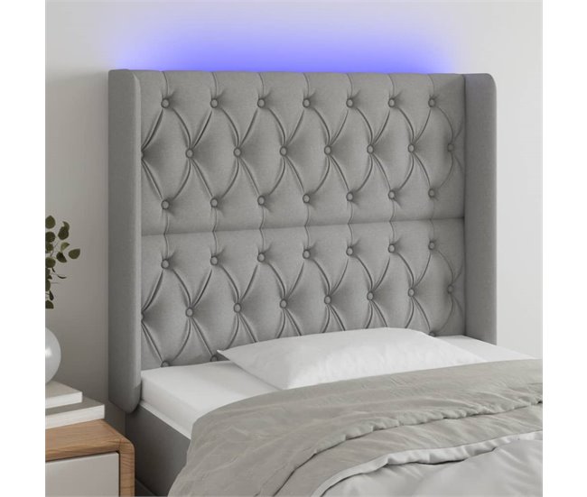 Cabecero Con Led 103 Azul