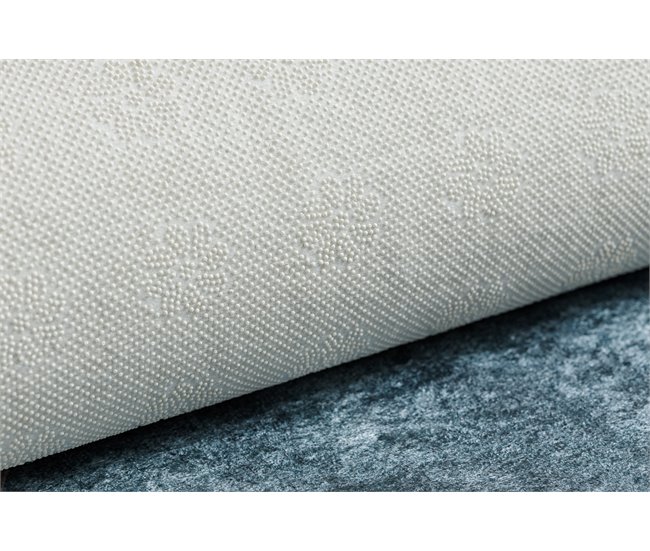 Alfombra lavable ANDRE 1168 Diamantes Geométrico 160x220 Blanco/ Gris
