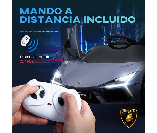 Coche Eléctrico Infantil PP, Acero AIYAPLAY Gris
