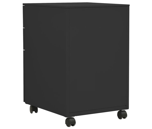 Cajoneras mueble de oficina con ruedas 3 cajones Gris