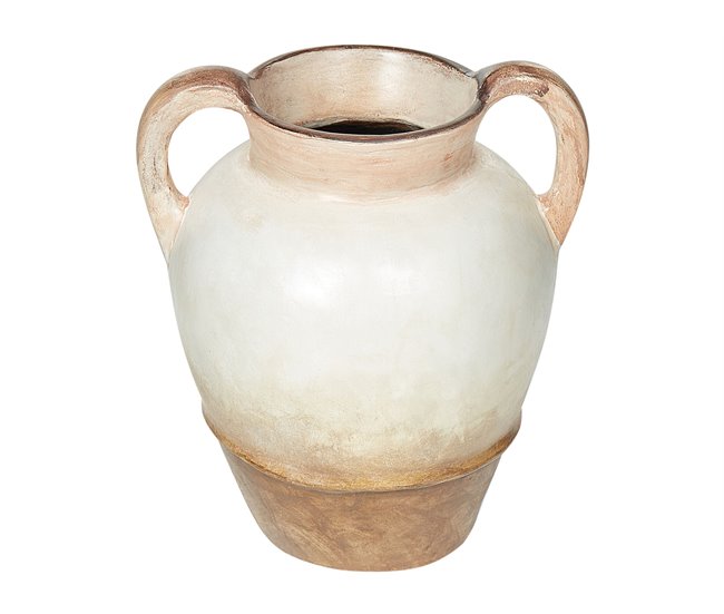 Beliani Jarrón decorativo BANTING Beige