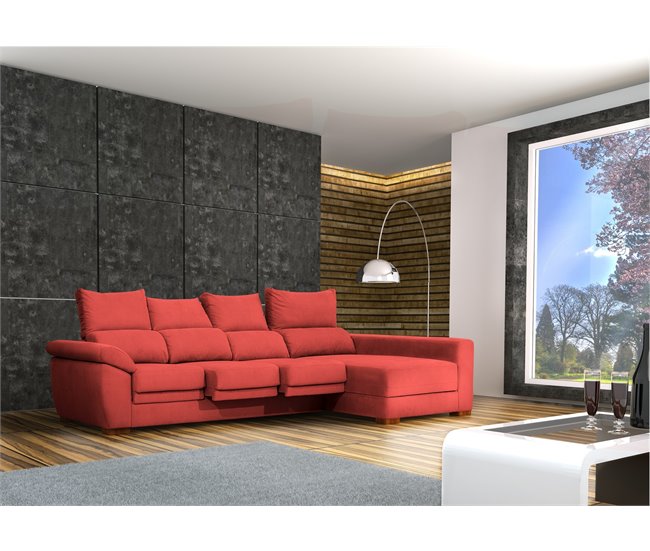 Chaise longue ARGOS Rojo