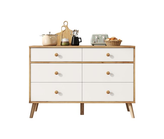 Aparadores Natural/ Blanco