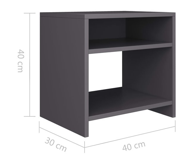 2 mesitas de noche 40 Blanco