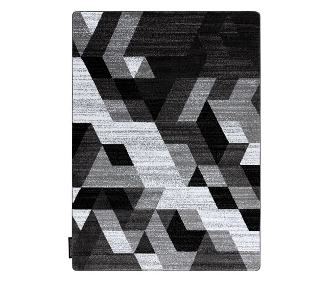 Alfombra INTERO TECHNIC 3D Diamantes Triángulos 160x220 Gris