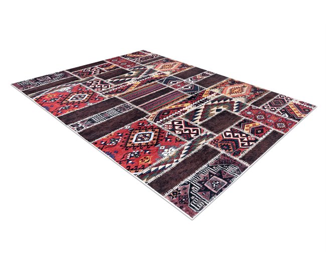 Alfombra lavable ANDRE 2305 Oriental patchwork 80x150 Multicolor