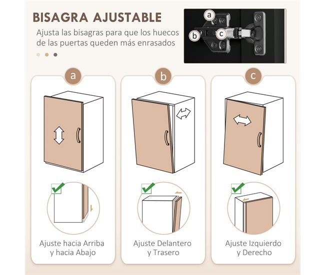 Alacena de Cocina Melamina de Madera HOMCOM, hogar - cocina Negro
