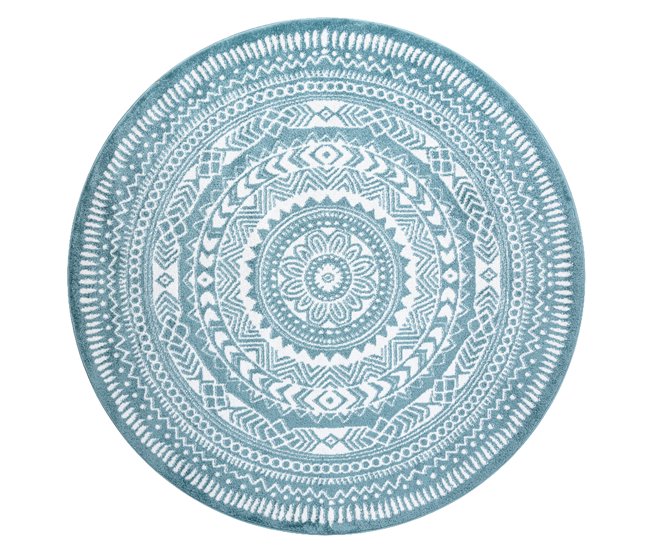 Alfombra FUN Napkin servilleta circulo 160x160 Azul