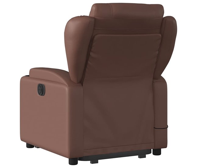 Sillón Reclinable De Masaje Elevable Marron