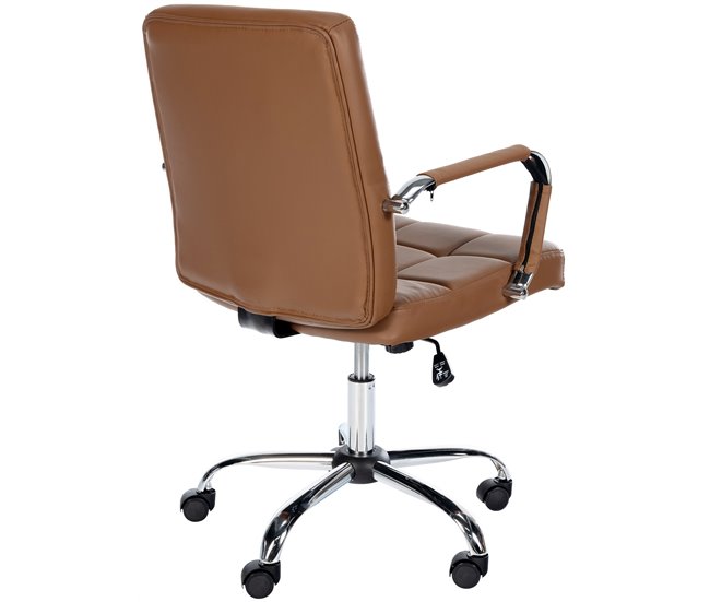 Silla de oficina - Ashland - Simil cuero Marron Claro
