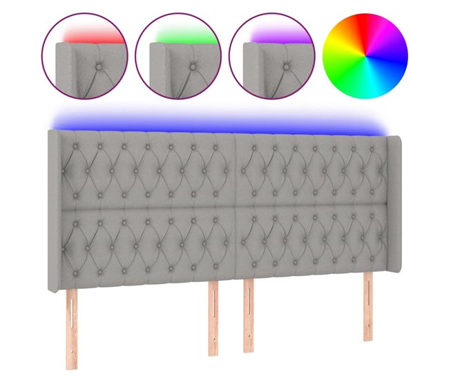 Cabecero Con Led 203 Azul