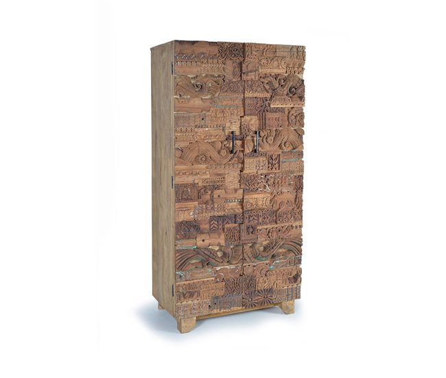 Armario de madera de mango recuperada .GINER Y COLOMER Marron