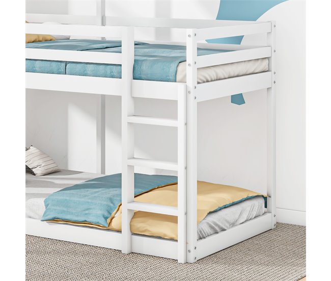 Camas literas 98x204 Blanco