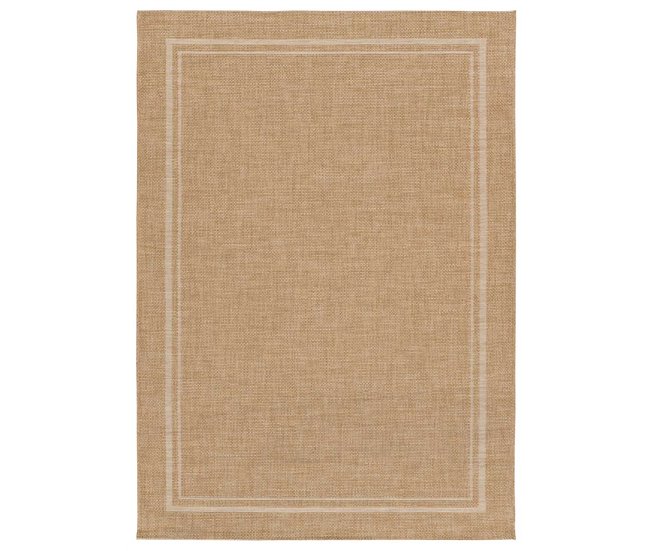 Alfombra de interior/exterior efecto yute GUINEA - ATTICGO 80x150 Beige
