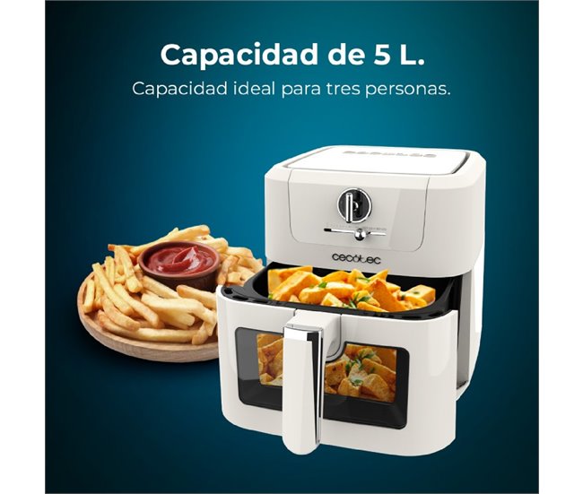 Cecotec Freidora sin aceite Freidora de aire Cecofry Antique 5000 Beige