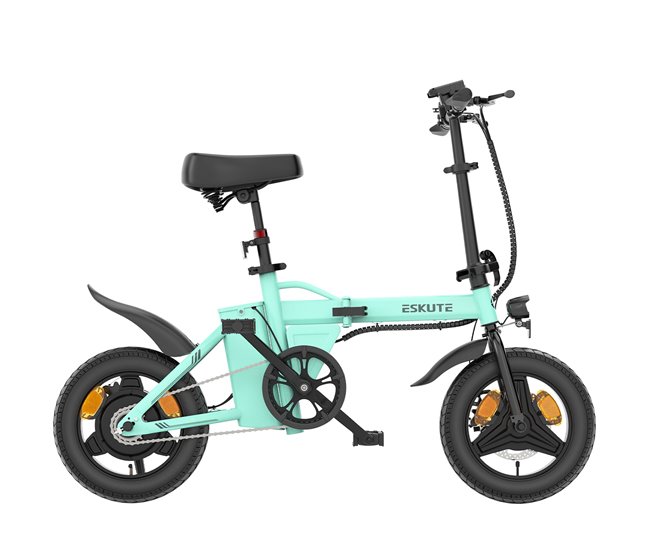 Bicicleta eléctrica ESKUTE F100 de 14 pulgadas 250 W 36V9AH Azul