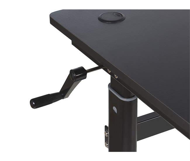Beliani Escritorio gamer DURBIN 120x60 Negro