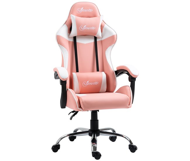 Silla Gaming PVC, Espuma, PP, Metal Vinsetto Negro