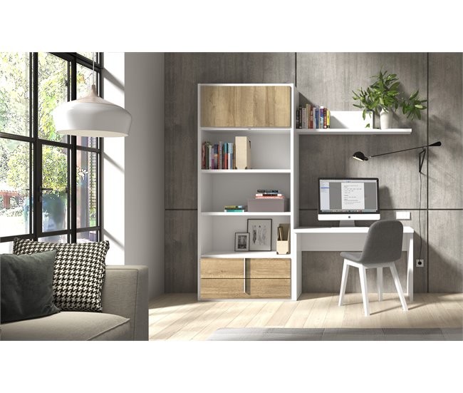 Estante de pared OSLO 120cm blanco Blanco