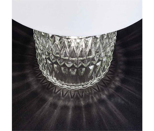 Lámpara Sobremesa Cristal Serie Malmo Negro