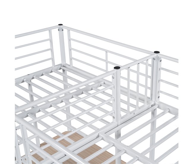 Cama alta para niños 206x298 Blanco