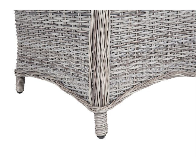 Beliani Silla de jardín CASCAIS Gris