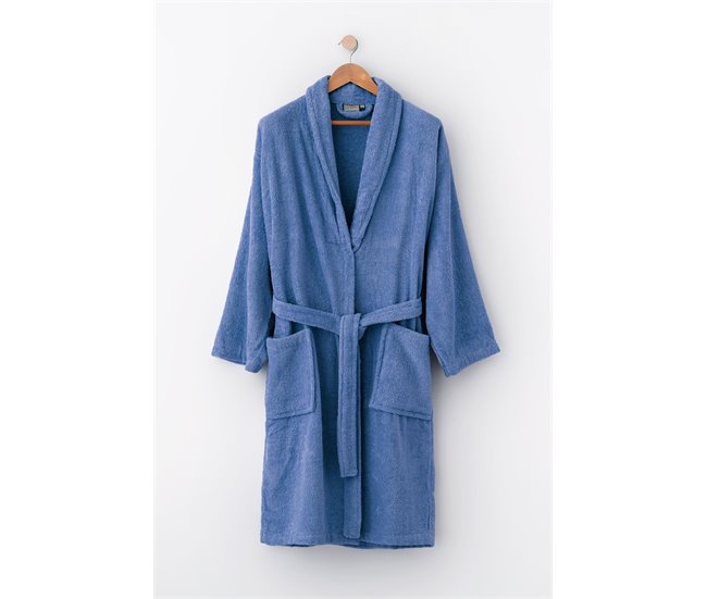 Albornoz Ducha Baño Azul