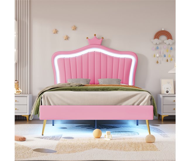 Camas infantiles 102x203 Rosa